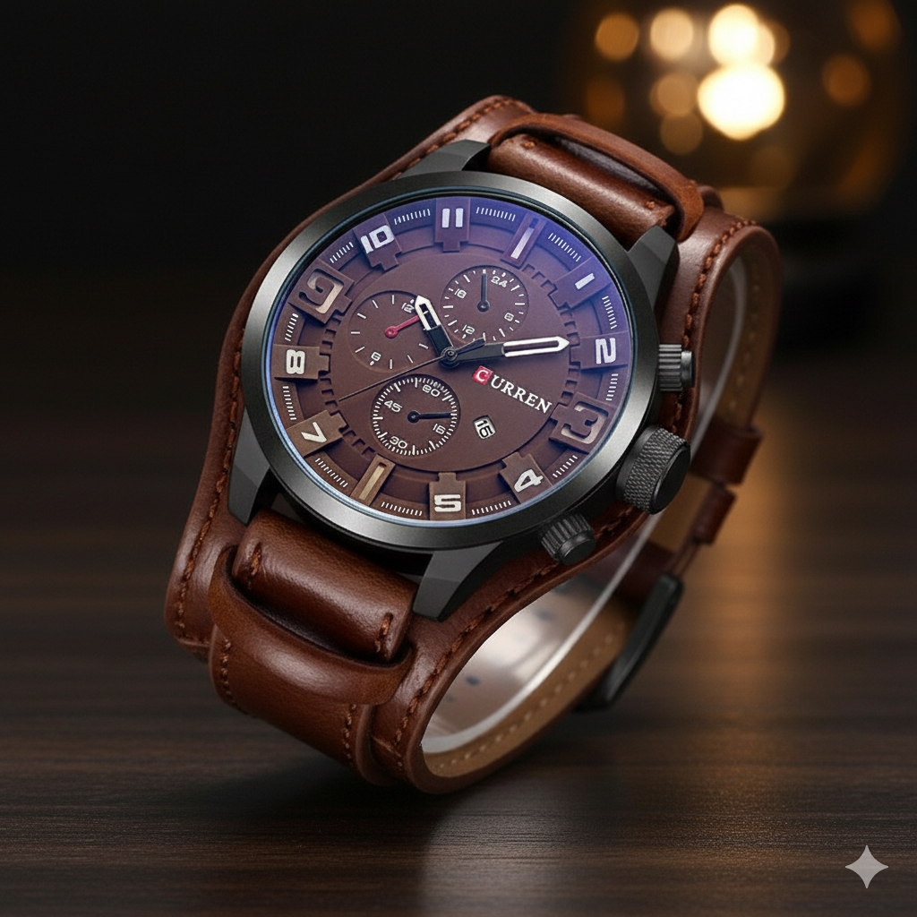 RELOJ CURREN 8225 CUERO | CUR-15